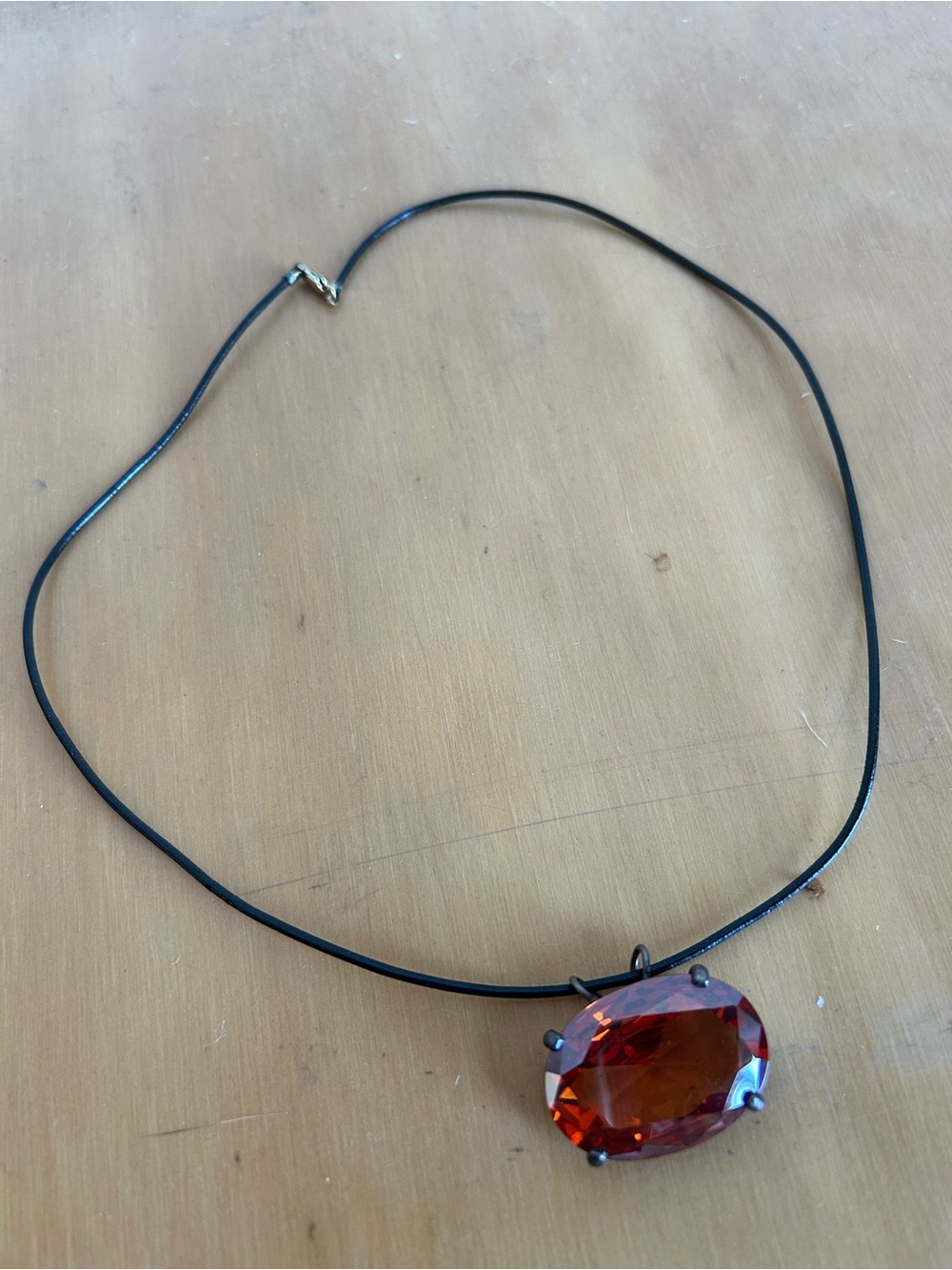 Mabel Chong Citrine Large Orange Gemstone Pendant